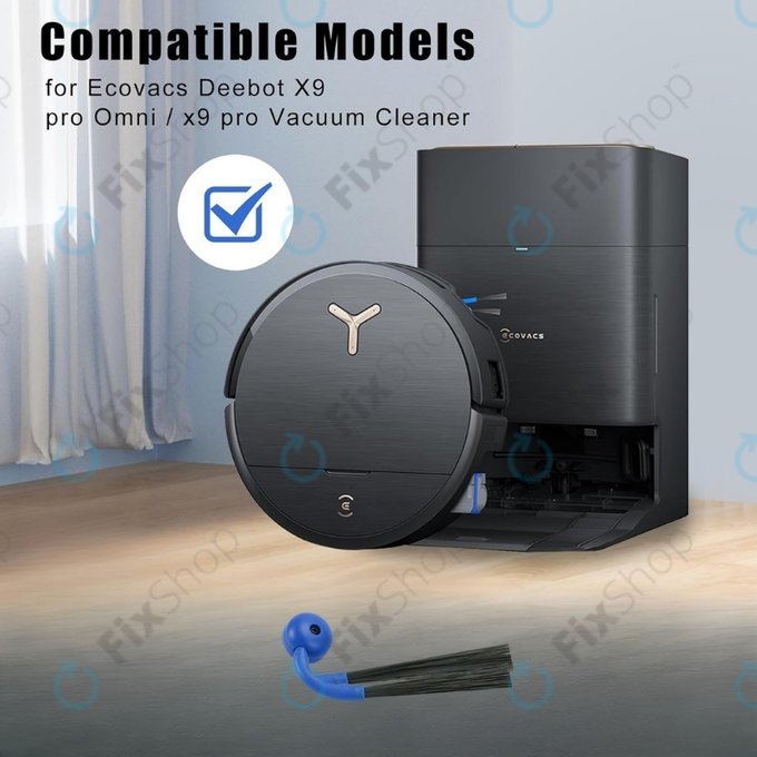 Ecovacs Deebot X9 Pro Omni, X9 Pro - Oldalkefe
