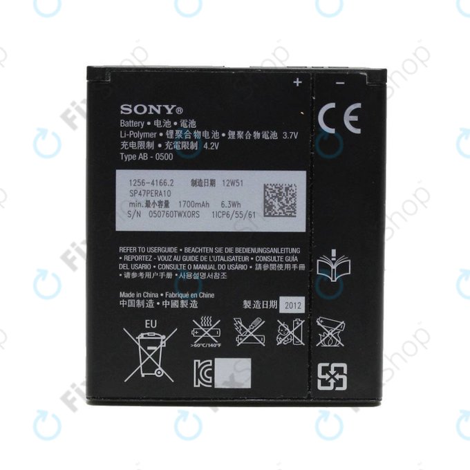 Sony Xperia J (ST26i), L (C2105), M (C1905), E1 (D2005) - Akkumulátor BA900 1700mAh