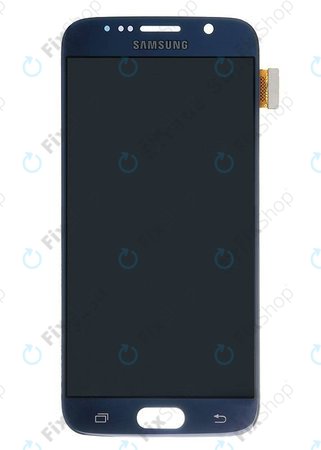 Samsung Galaxy S6 G920F - LCD Kijelző + Érintőüveg (Black Sapphire) - GH97-17260A Genuine Service Pack