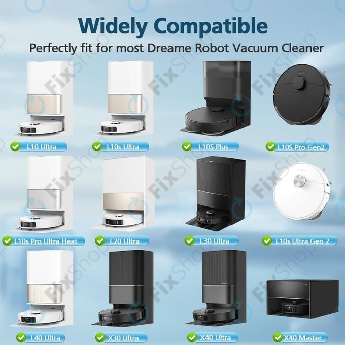 Felmosórongy, 2 db Xiaomi Dreame X40 Ultra, L40 Ultra, L10s Ultra, Pro Gen2, Mova E30 Ultra
