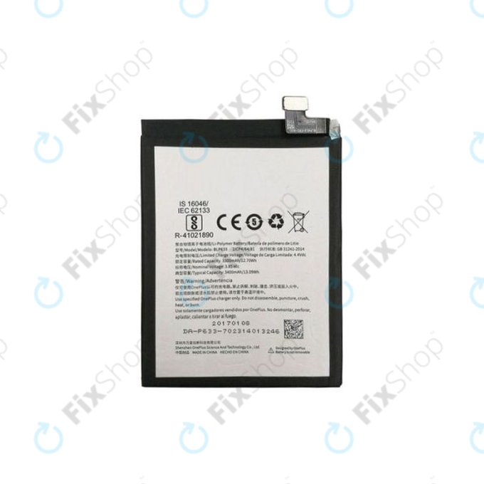 OnePlus 3T - Akkumulátor BLP633 3400mAh
