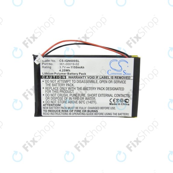 Akkumulátor Garmin Nüvi 660, 660 FM, 1150mAh, Li-Pol, 3.7V, 361-00019-02, HQ