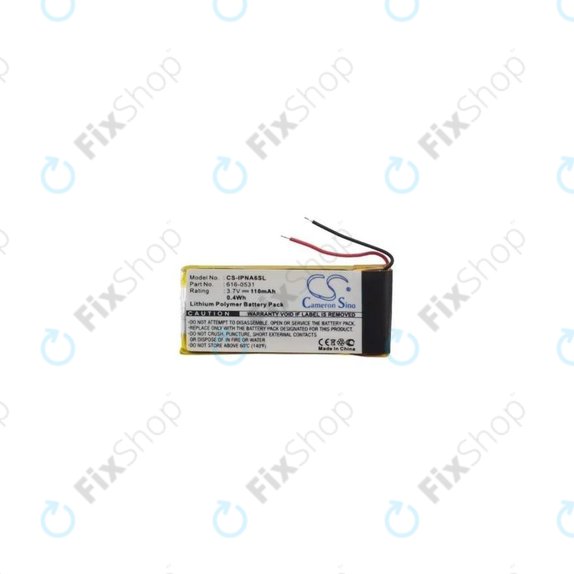 Apple iPod Nano (6th Gen) - Akkumulátor 616-0531 110mAh HQ