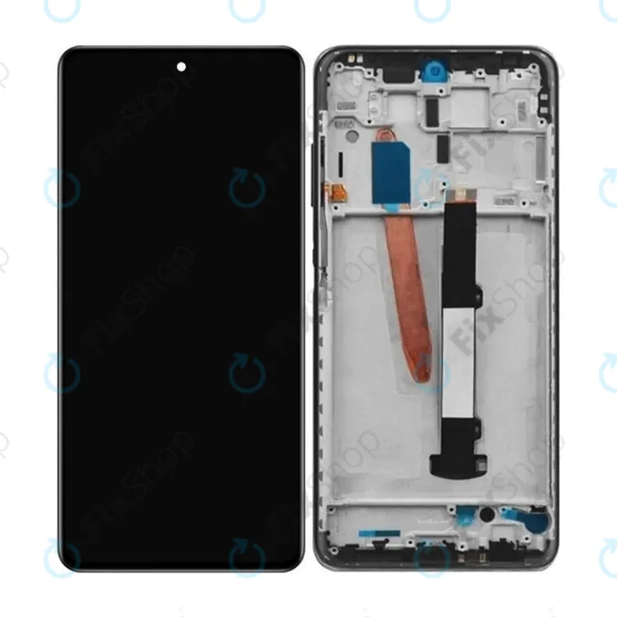 Xiaomi Poco X3 NFC M2107J20CG - LCD Kijelző + Érintőüveg + Keret (Shadow Grey) TFT