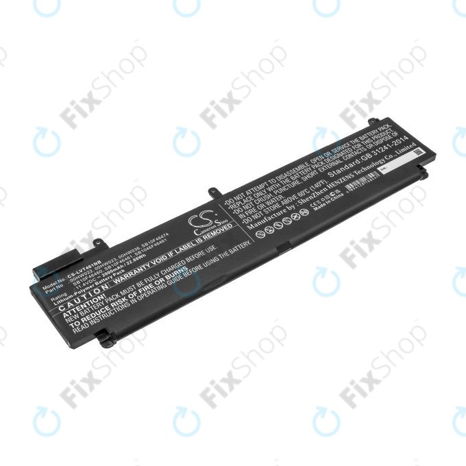 Akkumulátor Lenovo ThinkPad T460s, T470s, 2000mAh, Li-Pol, 11.4V, 00HW022, HQ