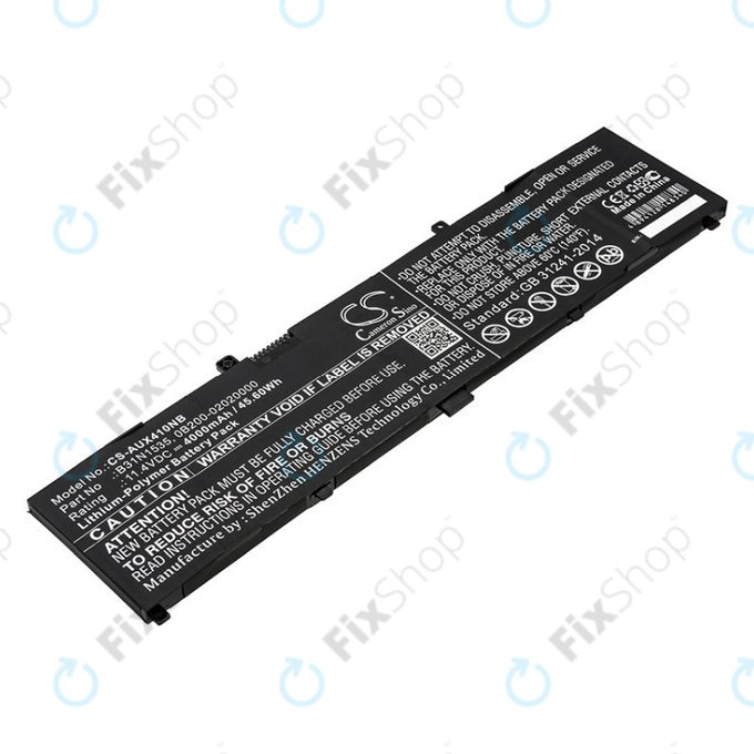 Akkumulátor Asus UX310, UX310UAK, UX410UQ, 4000mAh, Li-Pol, 11.4V, B31N1535, HQ