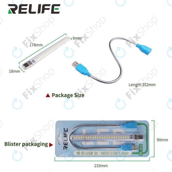 Relife RL-805 - USB Mini LED Lámpa