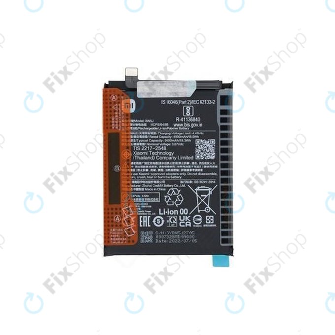 Xiaomi Poco X5 - Akkumulátor BN5J 5000mAh - 46020000F41Y Genuine Service Pack