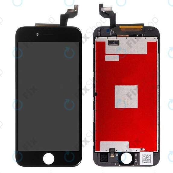 Kijelző iPhone 6S, Black, Érintőüveg kerettel, Refurbished