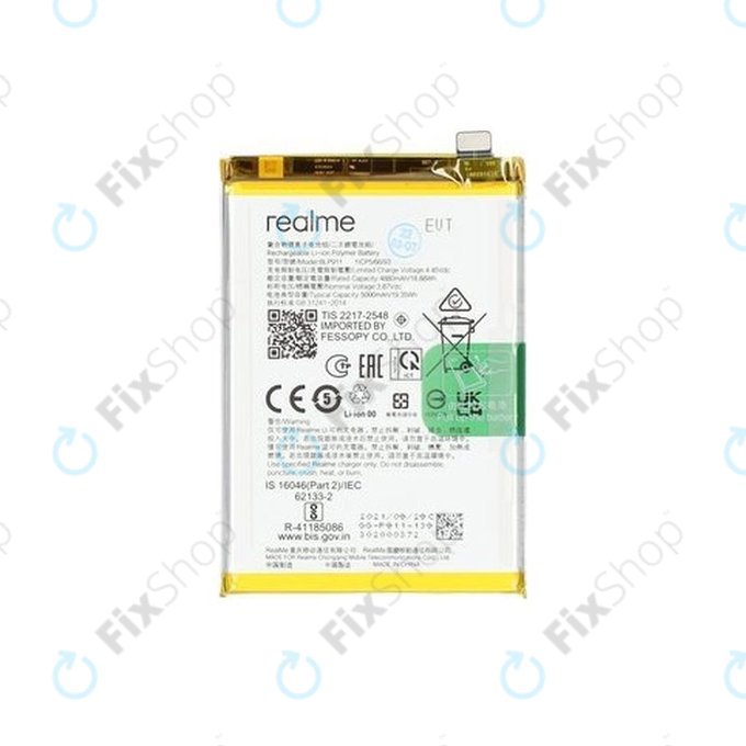 Realme 9i, 9 Pro - Akkumulátor BLP911 5000mAh - 4200013 Genuine Service Pack