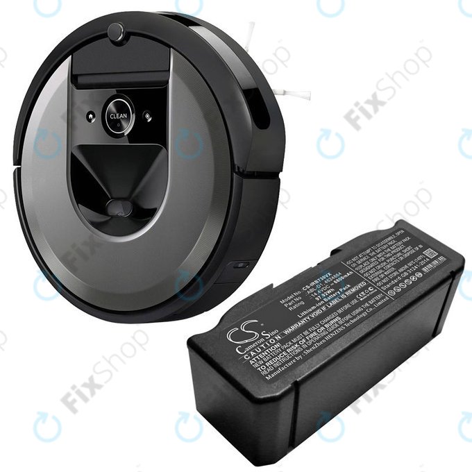 iRobot Roomba e-series, i-series - Akkumulátor ABL-D1, 4624864, ABL-D2 Li-Ion 14.4V 6800mAh HQ