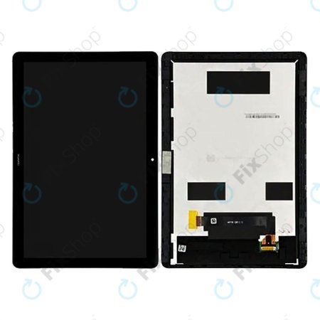 Huawei MediaPad T5 10.1 - LCD Kijelző + Érintőüveg + Keret (Black) - 02352DPC, 02352DPT Genuine Service Pack