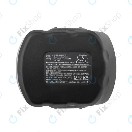 Bosch 12V - Akkumulátor BAT043, BAT045 1500mAh