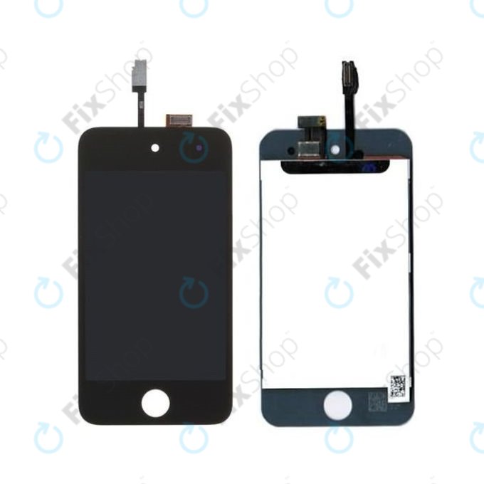 Apple iPod Touch (4th Gen) - LCD Kijelző + Érintőüveg + Keret (Black) TFT