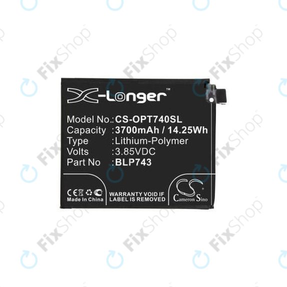 OnePlus 7T - Akkumulátor BLP743 3700mAh HQ