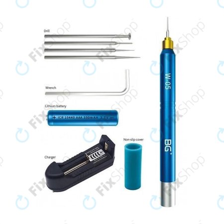 BG W-05 - Mini Köszörű és Fúrógép (Tartozékokkal)