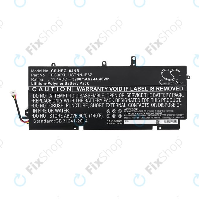 Akkumulátor HP Elitebook 1040 G3, 3900mAh, Li-Pol, 11.4V, BG06XL, HQ