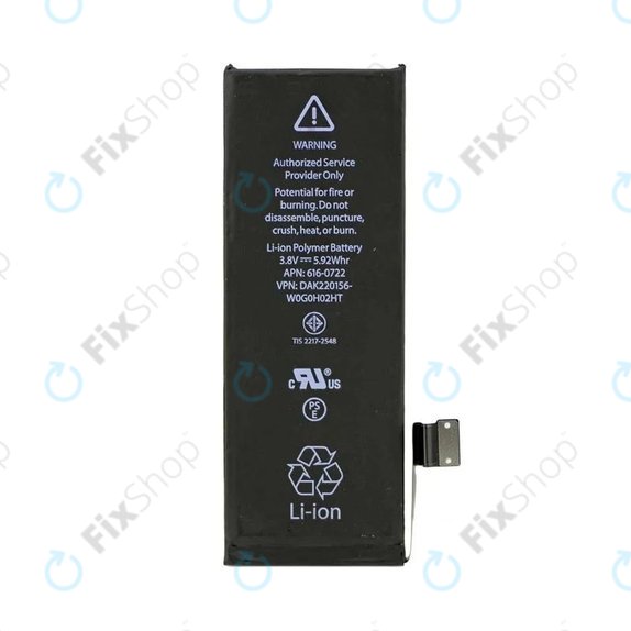 Akkumulátor iPhone 5S, 1560mAh