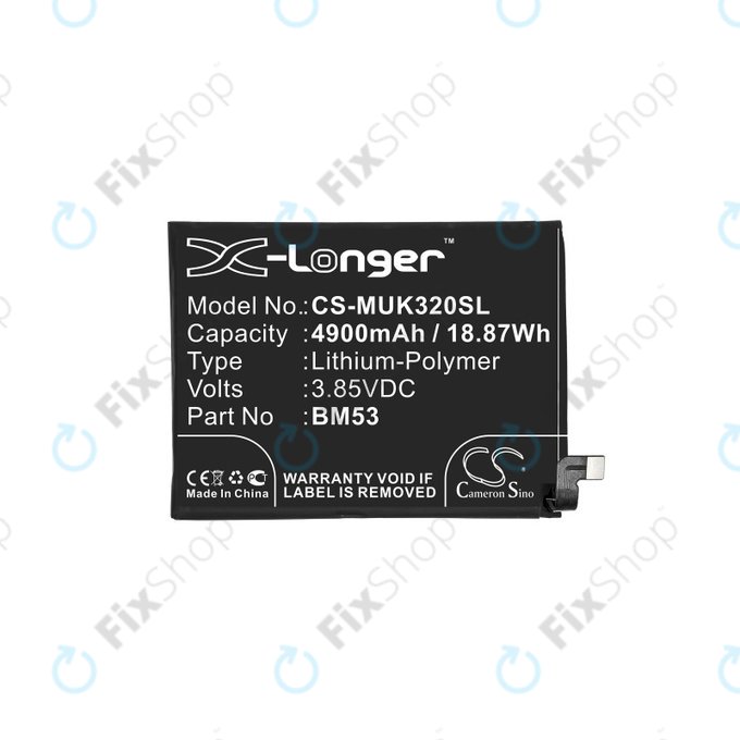 Xiaomi Mi 10T 5G, Mi 10T Pro 5G - Akkumulátor BM53 4900mAh HQ