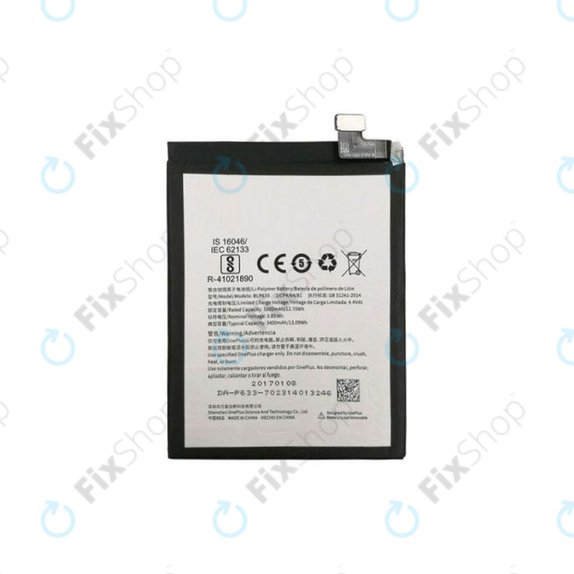 OnePlus 3T - Akkumulátor BLP633 3400mAh