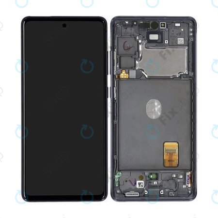 Samsung Galaxy S20 FE 5G G781B - LCD Kijelző + Érintőüveg + Keret (Cloud Navy) - GH82-24214A, GH82-24215A, GH82-29056A, GH82-31320A Genuine Service Pack