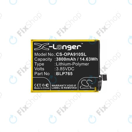 Oppo A91 - Akkumulátor BLP765 3800mAh HQ