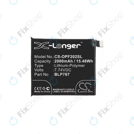 Oppo Find X2 Pro - Akkumulátor BLP767 2000mAh HQ