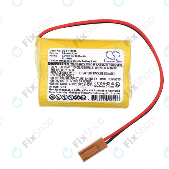 Akkumulátor Beta iSV Amplifier, 2200mAh, Li-MnO2, 6V, BR-AGCF2W, HQ