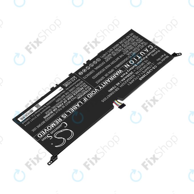 Akkumulátor Lenovo IdeaPad 730-13, 2650mAh, Li-Pol, 15.36V, 5B10R32748, HQ