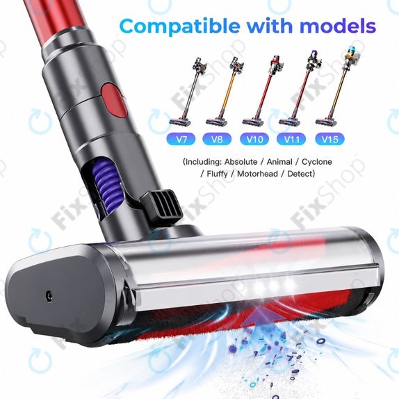 Dyson V-series, Outsize - Padlófúvóka LED Világitással