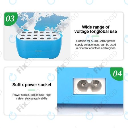 Relife RL-304M - Smart USB Töltő - 30x USB / 160W