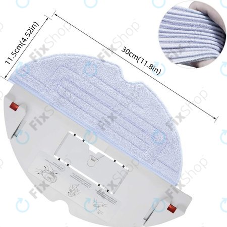 Xiaomi Roborock S7, S7+, S7 MaxV, S7 MaxV Ultra, S7 Pro Ultra, S8, S8+, T7S Plus - Felmosó Párna (Mikroszálas)