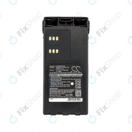 Akkumulátor Motorola GP, HT, MTX, Pro-series, 2100mAh, Ni-MH, 7.2V, HNN9013, HQ