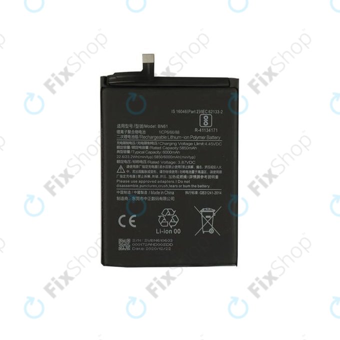 Xiaomi Poco X3, X3 NFC, X3 Pro - Akkumulátor BN57, BN61 5160mAh