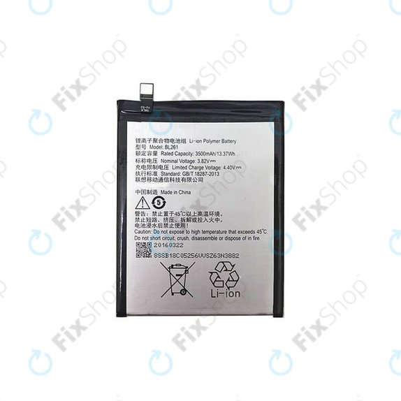 Lenovo VIBE K5 Note A7020a40 - Akkumulátor BL261 3500mAh