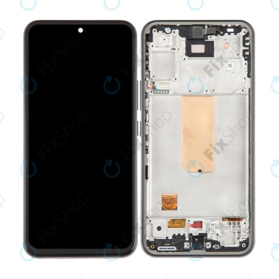 Samsung Galaxy A54 5G A546B - LCD Kijelző + Érintőüveg + Keret (Black) OLED