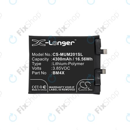 Xiaomi Mi 11 - Akkumulátor BM4X 4300mAh HQ