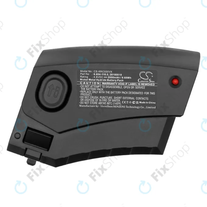 Kärcher KC55 - Akkumulátor 6.654-118.0, 28100010 Ni-MH 4.8V 2000mAh HQ