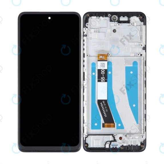Motorola Moto G32 XT2235 - LCD Kijelző + Érintőüveg + Keret (Mineral Grey) TFT