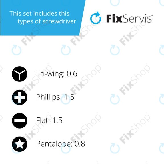 FixPremium - Mobiltelefon Szétszedő Szerszámkészlet 9in1