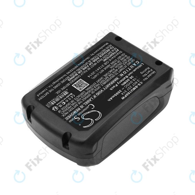 Bosch 18V - Akkumulátor 2 607 337 314 Li-Ion 18.0V 2000mAh HQ