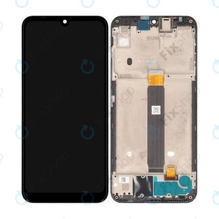 Motorola Moto E6 Plus XT2025 - LCD Kijelző + Érintőüveg + Keret - 5D68C14961 Genuine Service Pack