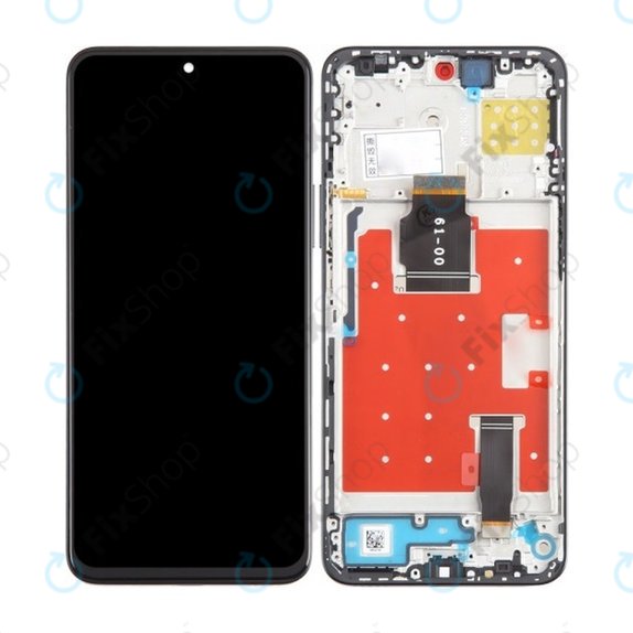 Honor 90 Lite 5G - LCD Kijelző + Érintőüveg + Keret (Black) TFT