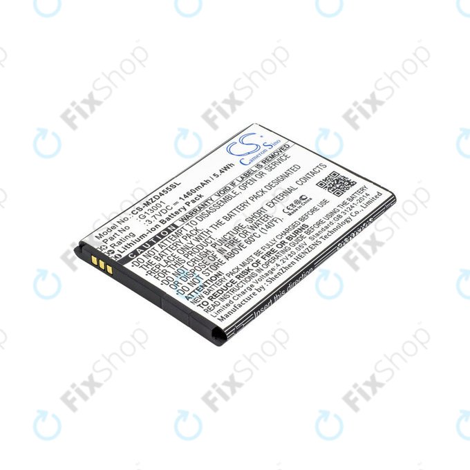 Akkumulátor Navon Mizu D455, 1460mAh, Li-Ion, 3.7V, G13001, HQ