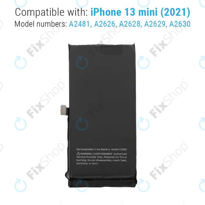 Apple iPhone 13 Mini - Akkumulátor A2660 2406mAh Service Pack