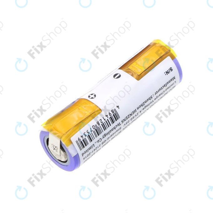Akkumulátor Philips HS8420, 650mAh, Li-Ion, 3.7V, US14430VR, KR112RRL, HQ