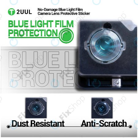 Kamera lencsevédő matrica kékfény szűrővel, 2UUL DA33, 500db/csomag