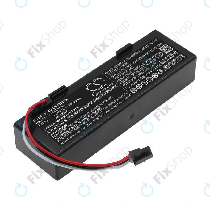 Akkumulátor ETA Navaggio 2228, Cecotec Conga 3290, 3490, 3890, 3200mAh, Li-Ion, 14.4V, 49CE1533, HQ