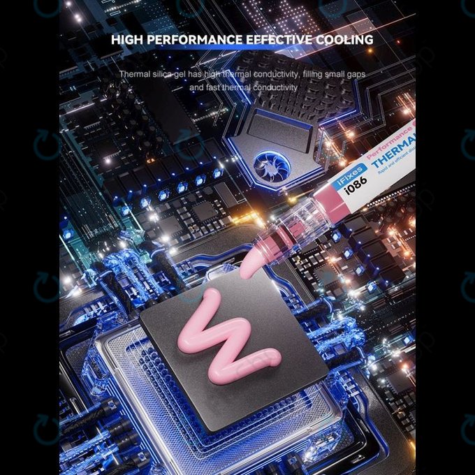 iFixes i506 Pink Performance Thermal Compound - hővezető paszta telefonhoz/tablethez, 50g