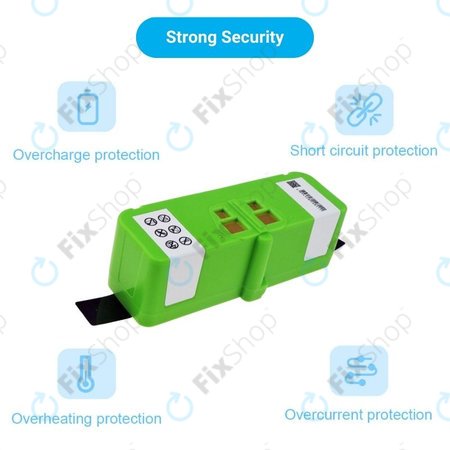 iRobot Roomba 600, 800, 900-series - Akkumulátor 4502233, 4374392, 2130LI Li-Ion 14.4V 5200mAh HQ